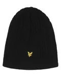 Knitted Ribbed Beanie - 572 True Black