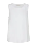 Linne med knappar - Brilliant White