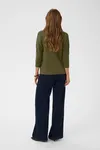 Mila R-Neck Pullover  - Four Leaf Clover Melange