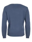 O-ringad Stickad Tröja - Vintage Indigo