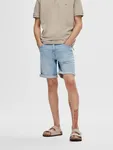Ljusa Jeansshorts - Blue Denim