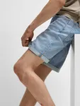 Ljusa Jeansshorts - Blue Denim