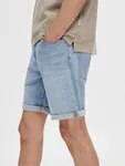 Ljusa Jeansshorts - Blue Denim