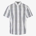 Kortärmad Randig Skjorta - Oak