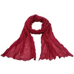 Scarf Anna - Vinröd 