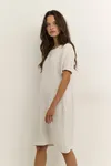 Kaliny Klänning - Light Sand Linen