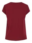 O-ringad T-shirt - Cabernet
