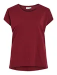 O-ringad T-shirt - Cabernet