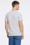 Lindbergh Print Tee S/S - Soft Grey