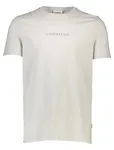 Lindbergh Print Tee S/S - Soft Grey