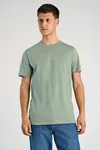 Lindbergh Print Tee S/S - Sage Green