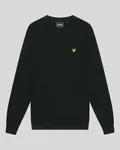 Merino Crew Neck Jumper - Z865 Jet Black
