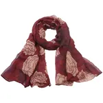 Scarf Lola - Vinröd
