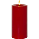 Blockljus LED Candle 17,5 cm - Red