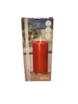 Blockljus LED Candle 17,5 cm - Red