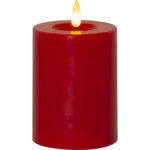 Blockljus LED Candle 12,5 cm - Red