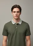 Klassisk Plain Polo - Dk Army
