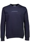 Logo Chest Print O-neck sweatshirt - Navy