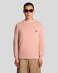 Cotton Crew Neck Jumper - Terracotta