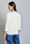 Ribbad Tröja - Offwhite
