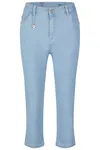Stretchiga Caprijeans - Bleached