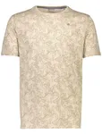 Mönstrad T-shirt - Lt Sand