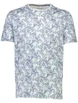 Mönstrad T-shirt - Bright Blue