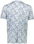 Mönstrad T-shirt - Bright Blue