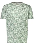 Mönstrad T-shirt - Faded Green