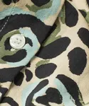 Mönstrad Blus - D. Lichen Green