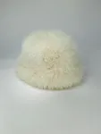 Mössa Pälsimitation  - White