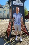 Skjorta i Linneblandning - Copen Blue
