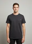 Enfärgad T-shirt - Black