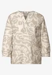 Mönstrad Blus - Dark Moonstone Sand           