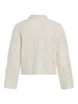 Merinda Crochet Cardigan - Birch
