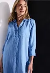 Luftig Skjortklänning - Serenity Blue                 