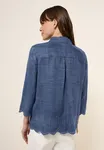 Blus Med Broderade Detaljer - Mid Blue Wash                 