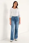  Jeans Med Rak Passform - Light Blue/Denim