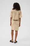 Lätt Skjortjacka - Washed Light Brown Denim