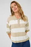 KAlizza Polotröja - Feather Gray M./Chalk Stripe