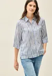 Randig Skjortblus - Urban Navy Blue               