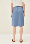 Kjol i Tvättad Look - Light Blue Wash               