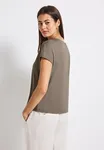 Enfärgad Topp - Dark Tumbled Beige            