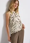 Mönstrad Sommartopp - Tumbled Beige                 