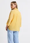 Enfärgad Skjortblus - Buttercream Yellow            