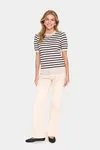 MilaSZ Tröja - Gray Morn Mila Stripe
