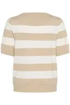 Kalizza Tröja - Feather Gray/Chalk Wide Stripe