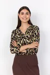 Sc-felicity Aop 516 Blus - Misty Olive Combi
