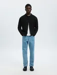 Polo Cardigan - Black