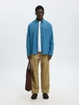 Jeansskjorta - Medium Blue Denim